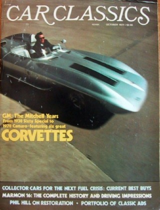 CAR CLASSICS 1977 OCT - BILL MITCHELL-CORVETTE SPECIAL